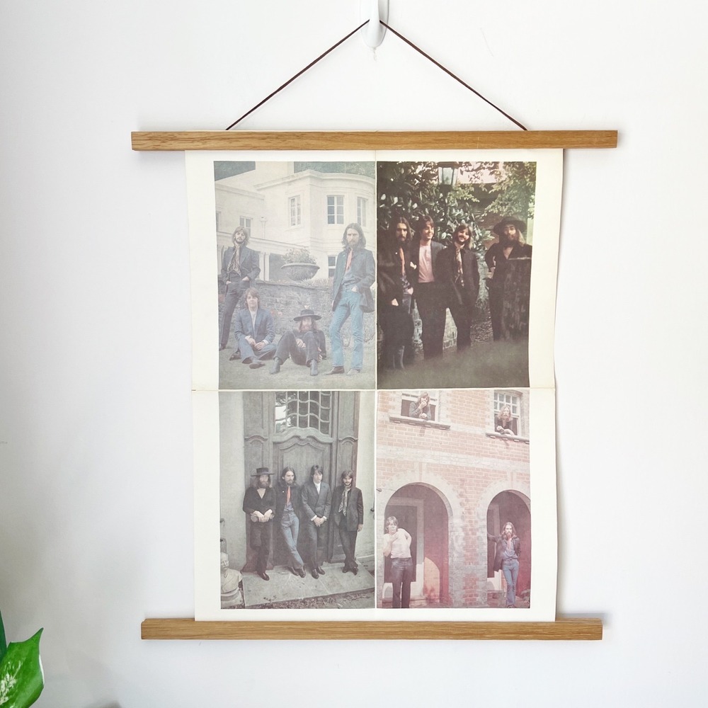 The‎ Beatles Abbey Road Poster Vintage Framable Art Apple Records 1960s Tour